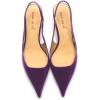 imageFSJ Womens Mid Kitten Heel Slingback Sandals Pointy Toe Sexy Stiletto Pumps Comfortable Dress Summer Party Shoes Size 415 USViolet