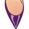 imageFSJ Women Classic Pearls Heel Pumps Pointed Toe Slip On High Heel 9cm Glossy Leather Ladies Office Party Pump Shoes Size 416 USPurple