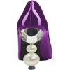 imageFSJ Women Classic Pearls Heel Pumps Pointed Toe Slip On High Heel 9cm Glossy Leather Ladies Office Party Pump Shoes Size 416 USPurple