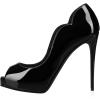 imageFSJ Women Classic Peep Toe Platform Pumps Sexy Stiletto High Heels Slip On Patent Leather Basic Pumps Wedding Party Dress Shoes Size 416 USBlack