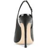 imageFSJ Women Closed Toe Pointy High Heel Pumps Sexy Slingback Heeled Sandals with Buckle Banquet Formal Event Dress Shoes Sizes 416 USBlack Embossing