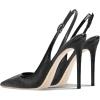 imageFSJ Women Closed Toe Pointy High Heel Pumps Sexy Slingback Heeled Sandals with Buckle Banquet Formal Event Dress Shoes Sizes 416 USBlack Embossing