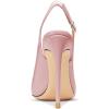 imageFSJ Women Closed Toe Pointy High Heel Pumps Sexy Slingback Heeled Sandals with Buckle Banquet Formal Event Dress Shoes Sizes 416 USPink