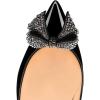imageFSJ Women Pointed Toe Crystal Pump Rhinestone Bow Block Low Heel Slip On Comfy Date Shoes Size 416 USBlack