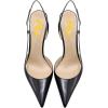 imageFSJ Women Sexy Pointed Toe DOrsay High Heel Slingback Pumps Sandals Cutout Strappy Stiletto Slip On Formal Casual Shoes Size 415 USBlack