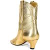 image:imageFSJ Women Square Toe Comfort Kitten Low Heel Ankle Boot Pull On Bootie Winter Cowgirl Cowboy Sexy Dressy Shoes Size 416 USGold