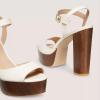image:imageFSJ Women Classic Platform Chunky Block High Heel Sandals Ankle Strap Open Toe Comfortable Thick Heel Wedding Party Brunch Evening Dressy Shoes Size 416 USWooden Heel