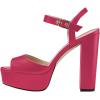 image:imageFSJ Women Classic Platform Chunky Block High Heel Sandals Ankle Strap Open Toe Comfortable Thick Heel Wedding Party Brunch Evening Dressy Shoes Size 416 USDeep Pink