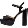 image:imageFSJ Women Classic Platform Chunky Block High Heel Sandals Ankle Strap Open Toe Comfortable Thick Heel Wedding Party Brunch Evening Dressy Shoes Size 416 USBlack