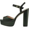 image:imageFSJ Women Classic Platform Chunky Block High Heel Sandals Ankle Strap Open Toe Comfortable Thick Heel Wedding Party Brunch Evening Dressy Shoes Size 416 USGreen