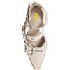 image:imageFSJ Womens Pointed Toe Strappy Wedge Heel SandalsBeige