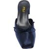 image:imageFSJ Women Cute Bowknot Mules Square Toe Block Low Heel Backless Slides Sandals Comfortable Slip On Dress Slippers Size 416 USBlue