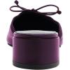 image:imageFSJ Women Cute Bowknot Mules Square Toe Block Low Heel Backless Slides Sandals Comfortable Slip On Dress Slippers Size 416 USPurple