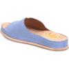image:imageFSJ Women Flat Sandals Open Toe Single Wide Band Cork Thick Sole Backless Slip On Slides Summer Slippers Outdoor Casual Beach Shoes Size 416 USMedium Slateblue