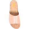 image:imageFSJ Women Flat Sandals Open Toe Single Wide Band Cork Thick Sole Backless Slip On Slides Summer Slippers Outdoor Casual Beach Shoes Size 416 USPink