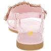 image:imageFSJ Women Pearl Flat Sandals TStrap Bride Wedding Dress Flip Flops with Clip Toe Comfortable Adjustable Ankle Strap Shoes Size 416 USPink