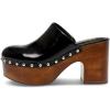 image:imageFSJ Women Platform Mules Chunky Block High Heel Sandals Studded Closed Toe Slip On Clogs Casual Holiday Party Dress Shoes Size 416 USBlack