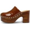 image:imageFSJ Women Platform Mules Chunky Block High Heel Sandals Studded Closed Toe Slip On Clogs Casual Holiday Party Dress Shoes Size 416 USBrown