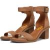 image:imageFSJ Women Retro Open Toe Block Low Heel Sandals Ankle Strap Back Zipper Ladies Casual Summer Walking Shoes Size 415 USChocolate