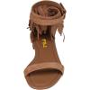 image:imageFSJ Women Retro Tassel Flat Sandals Bohemian Featherlike Leather Fringe Ankle Strap Open Toe Buckle Casual Summer Dress Shoes Size 416 USBrown