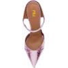 image:imageFSJ Women Sexy Stiletto High Heels Mule Rhinestones Strappy Slide Pumps Slip On Pointed Closed Toe Backless Sandals Wedding Party Dress Shoes Size 416 USLilac