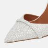 image:imageFSJ Women Sexy Stiletto High Heels Mule Rhinestones Strappy Slide Pumps Slip On Pointed Closed Toe Backless Sandals Wedding Party Dress Shoes Size 416 USCrystal