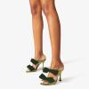image:imageFSJ Women Sexy Two Bows Open Toe Mules Stiletto High Heel Slip On Party Evening Slides Shoes Size 415 USOlive