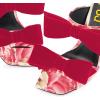 image:imageFSJ Women Sexy Two Bows Open Toe Mules Stiletto High Heel Slip On Party Evening Slides Shoes Size 415 USPink Flower