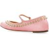 image:imageFSJ Women Studded Rivet Mary Jane Flat Pointed Toe Slender Buckled Strap Comfort Ballet Flats Office Casual Weekend Shoes Size 415 USPink