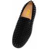 image:imageFSJ Women amp Men Fashion Studded Flat Loafers Shoes Round Toe Comfortable Slip On Unisex Rivets Pumps Elegant Formal Luxury Shoes Size 416 USBlack