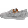 image:imageFSJ Women amp Men Fashion Studded Flat Loafers Shoes Round Toe Comfortable Slip On Unisex Rivets Pumps Elegant Formal Luxury Shoes Size 416 USGrey