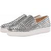image:imageFSJ Women amp Men Fashion Studded Flat Loafers Shoes Round Toe Comfortable Slip On Unisex Rivets Pumps Elegant Formal Luxury Shoes Size 416 USSilver