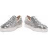 image:imageFSJ Women amp Men Fashion Studded Flat Loafers Shoes Round Toe Comfortable Slip On Unisex Rivets Pumps Elegant Formal Luxury Shoes Size 416 USSilver