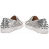 image:imageFSJ Women amp Men Fashion Studded Flat Loafers Shoes Round Toe Comfortable Slip On Unisex Rivets Pumps Elegant Formal Luxury Shoes Size 416 USSilver
