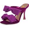 image:imageFSJ Women Sexy Two Bows Open Toe Mules Stiletto High Heel Slip On Party Evening Slides Shoes Size 415 USViolet