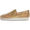 image:imageFSJ Women amp Men Fashion Studded Flat Loafers Shoes Round Toe Comfortable Slip On Unisex Rivets Pumps Elegant Formal Luxury Shoes Size 416 USGold