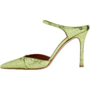 image:imageFSJ Women Sexy Stiletto High Heels Mule Rhinestones Strappy Slide Pumps Slip On Pointed Closed Toe Backless Sandals Wedding Party Dress Shoes Size 416 USGreen