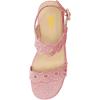 image:imageFSJ Women Boho Wedge Sandals Low Platform Open Toe CutOut Strappy Stylish Summer Casual Party Shoes Size 416 USPink