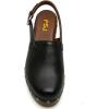 image:imageFSJ Women Closed Round Toe Studded Mules Chunky Wooden Platform Heel Clogs Adjustable Buckle Strap Slingback Casual Shoes Size 416 USBlack