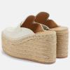 image:imageFSJ Women Closed Toe Loafer Mules Espadrille Platform Wedge High Heels Comfortable Slip On Dress Pumps Shoes Size 416 USBeige