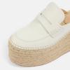 image:imageFSJ Women Closed Toe Loafer Mules Espadrille Platform Wedge High Heels Comfortable Slip On Dress Pumps Shoes Size 416 USBeige