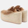 image:imageFSJ Women Closed Toe Loafer Mules Espadrille Platform Wedge High Heels Comfortable Slip On Dress Pumps Shoes Size 416 USBrown