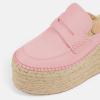 image:imageFSJ Women Closed Toe Loafer Mules Espadrille Platform Wedge High Heels Comfortable Slip On Dress Pumps Shoes Size 416 USPink