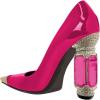 image:imageFSJ Women DOrsay Graceful Pumps Gilded Pointed Toe Crystal Chunky Block High Heels Slip On Wedding Prom Dress Shoes Size 416 USPink