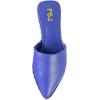 image:imageFSJ Women Mules Sandals Comfort Rivets Low Heels Closed Point Toe Slip On Fancy Casual Office Shoes Size 415 M USBlue