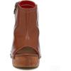 image:imageFSJ Women Retro Peep Toe Platform Sandals Metal Studs Chunky Wedge High Heel Slingback Ankle Strap Comfortable Walking Shoes Size 416 USBrown