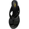 image:imageFSJ Women Round Open Toe Thong Stiletto Mule Sandals High Heel Slip On Flip Flops Comfortable Summer Wedding Evening Shoes Size 416 USBlack