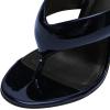 image:imageFSJ Women Round Open Toe Thong Stiletto Mule Sandals High Heel Slip On Flip Flops Comfortable Summer Wedding Evening Shoes Size 416 USBlue