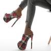 image:imageFSJ Women Sexy Studded Platform Mules Stiletto High Heel Peep Toe Slip On Summer Party Dress Prom Shoes Size 415 USCheck