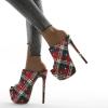 image:imageFSJ Women Sexy Studded Platform Mules Stiletto High Heel Peep Toe Slip On Summer Party Dress Prom Shoes Size 415 USCheck